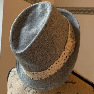 Gray Fedora hat, NWOT